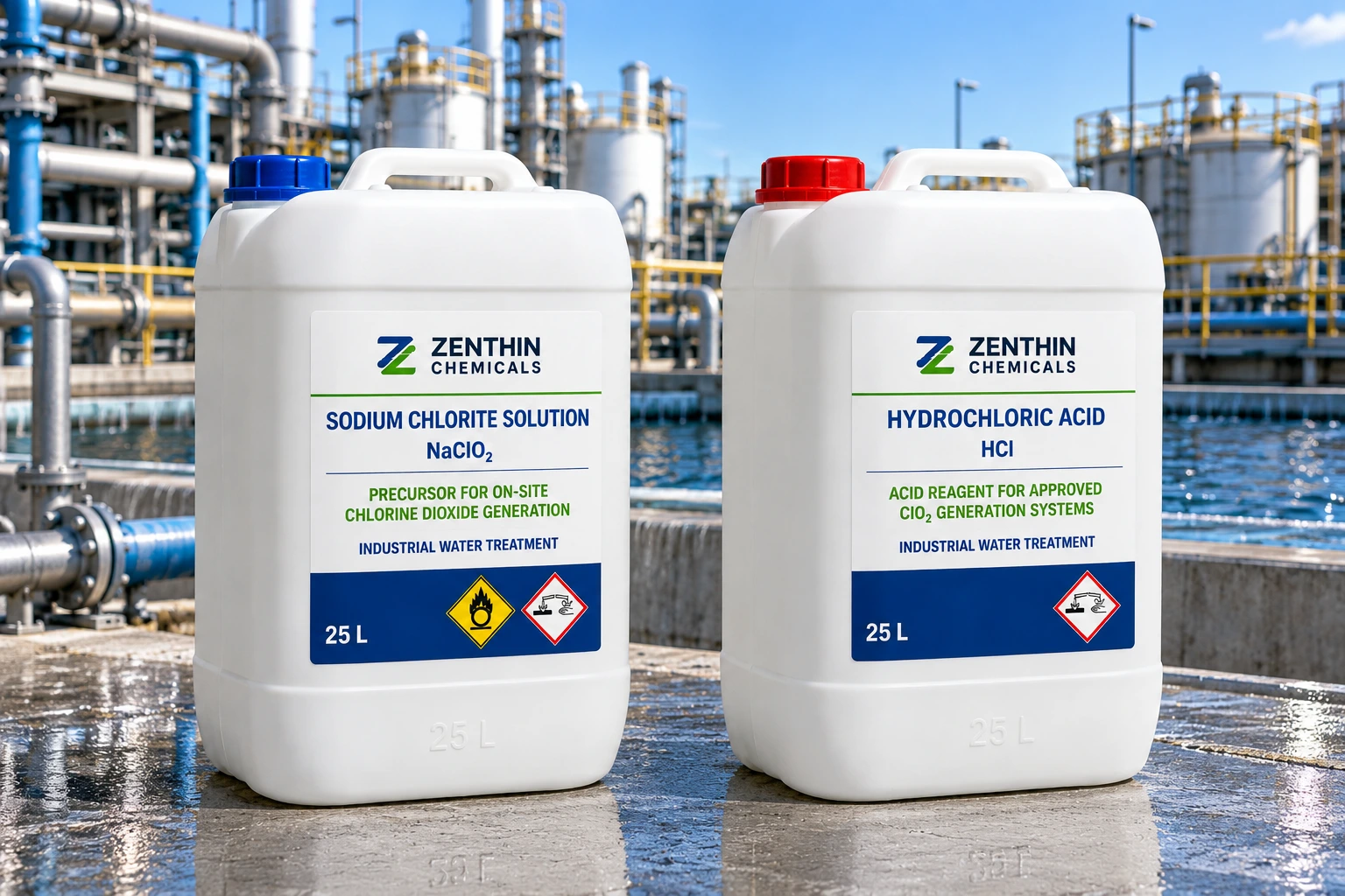 Chlorine Dioxide (ClO2) Biocide System